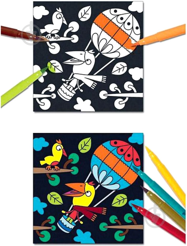 Набор для рисования Djeco Птица DJ09621 - фото 2