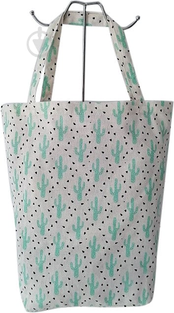 Сумка-шоппер Luna Cactus 43x42x18 см бежевый - фото 2