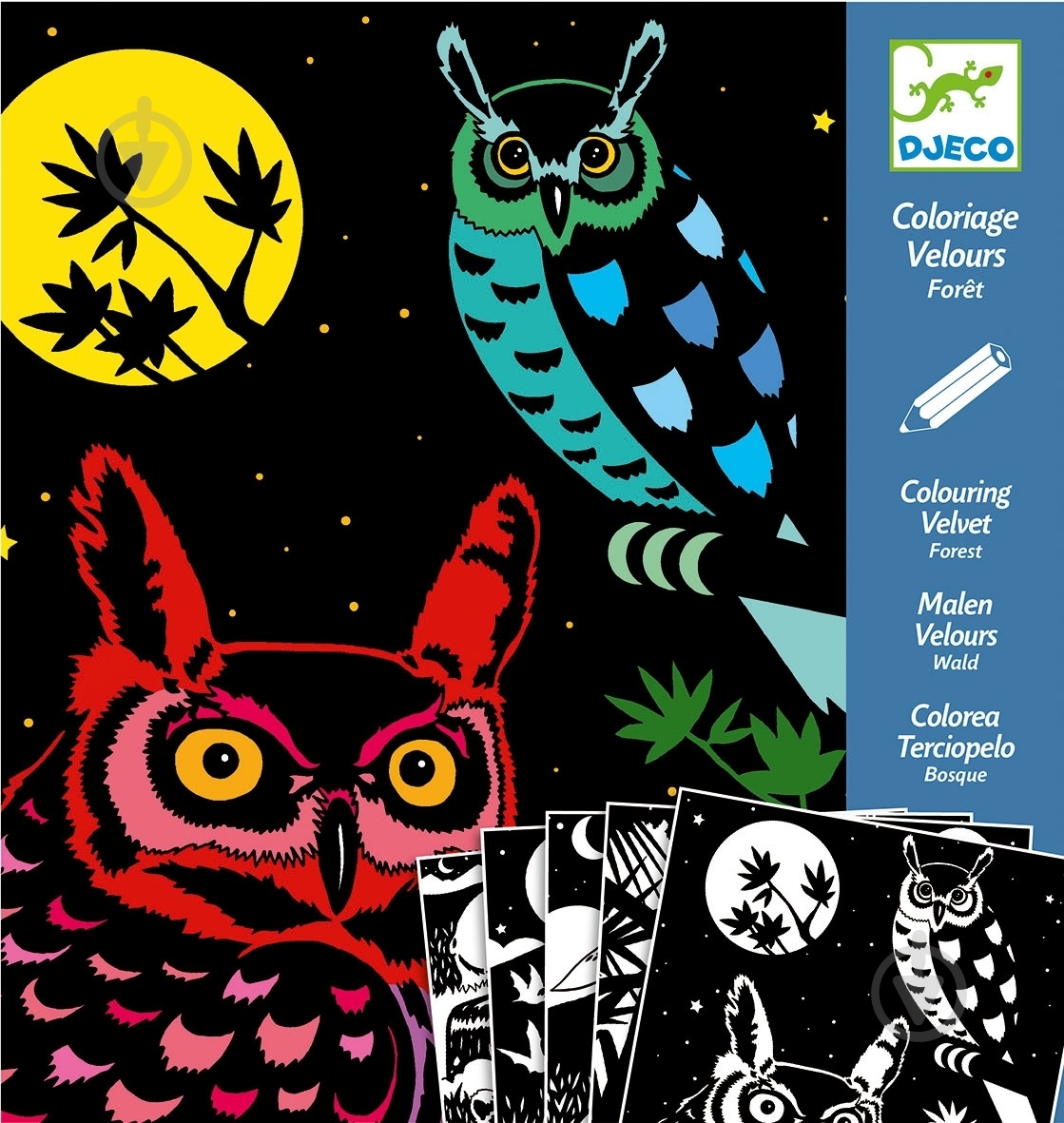 Набор для рисования Djeco Лес DJ09623 - фото 1