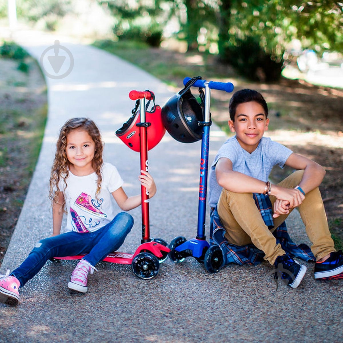 Самокат Micro детский Maxideluxe red LED красный ММD068 - фото 8