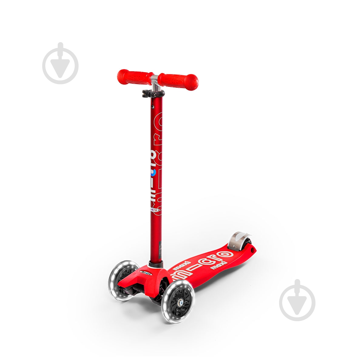 Самокат Micro детский Maxideluxe red LED красный ММD068 - фото 2