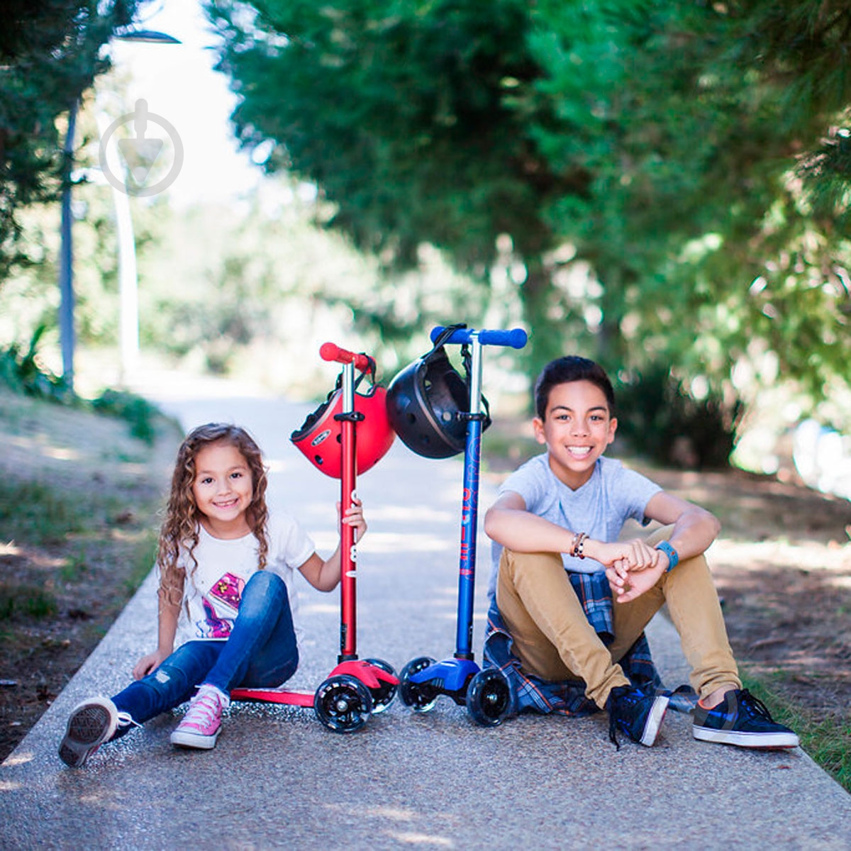 Самокат Micro детский Maxideluxe red LED красный ММD068 - фото 7