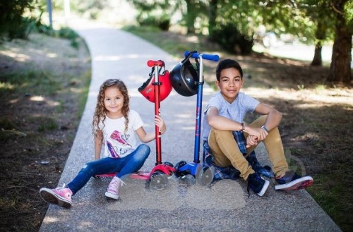 Самокат Micro детский Maxideluxe red LED красный ММD068 - фото 10