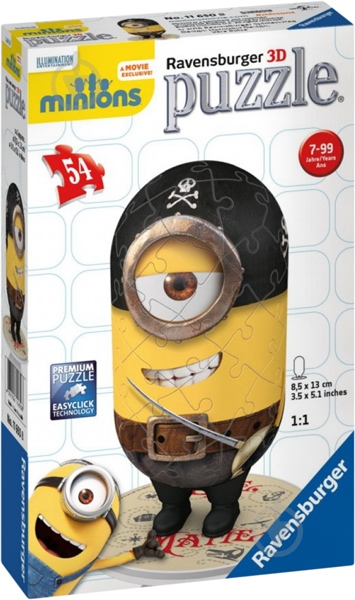 3D-пазл Ravensburger Міньйон Матьє 11650_8 - фото 1