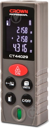Дальномер лазерный Crown СТ44029 - фото 1