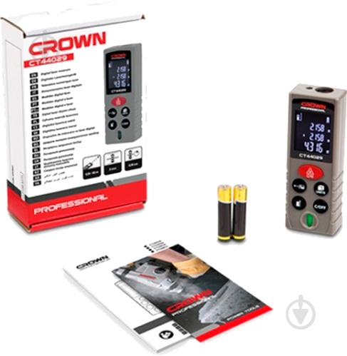 Дальномер лазерный Crown СТ44029 - фото 6