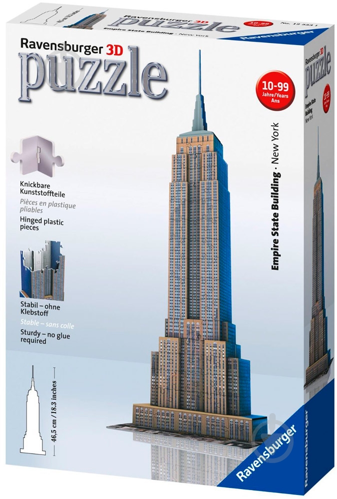 3D-пазл Ravensburger Небоскреб Empire State Building 12553 - фото 1