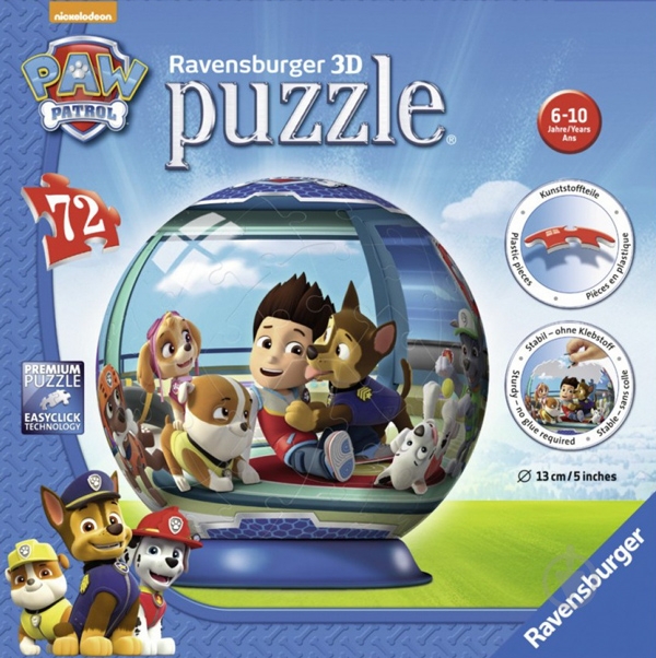 3D-пазл Ravensburger Шар: Щенячий патруль 12186_1 - фото 1