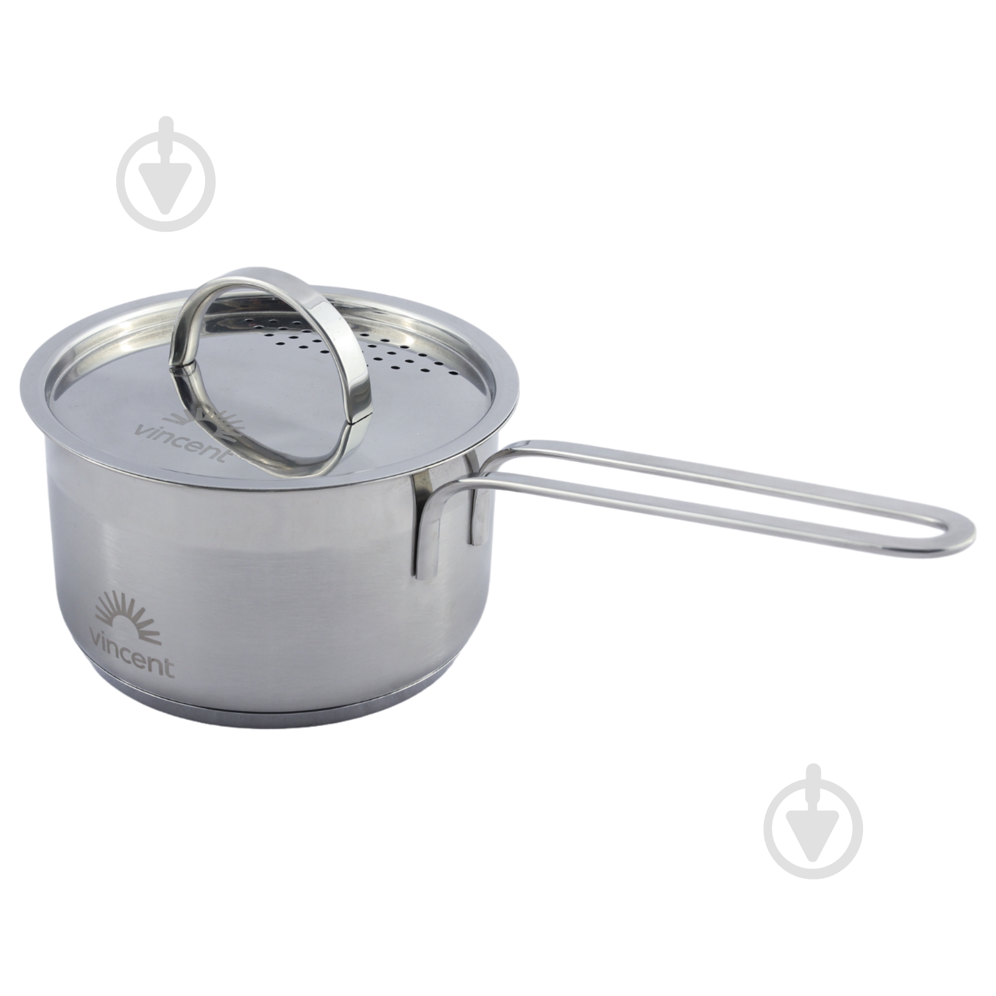 Ківш з кришкою Vincent 14 см 1,1 л VC-3185-14 - фото 1