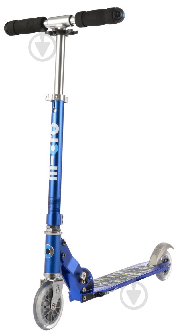 Самокат Micro Sprite blue aztec ярко-синий SA0135 - фото 1 Самокат Micro Sprite blue aztec ярко-синий SA0135 - фото 1