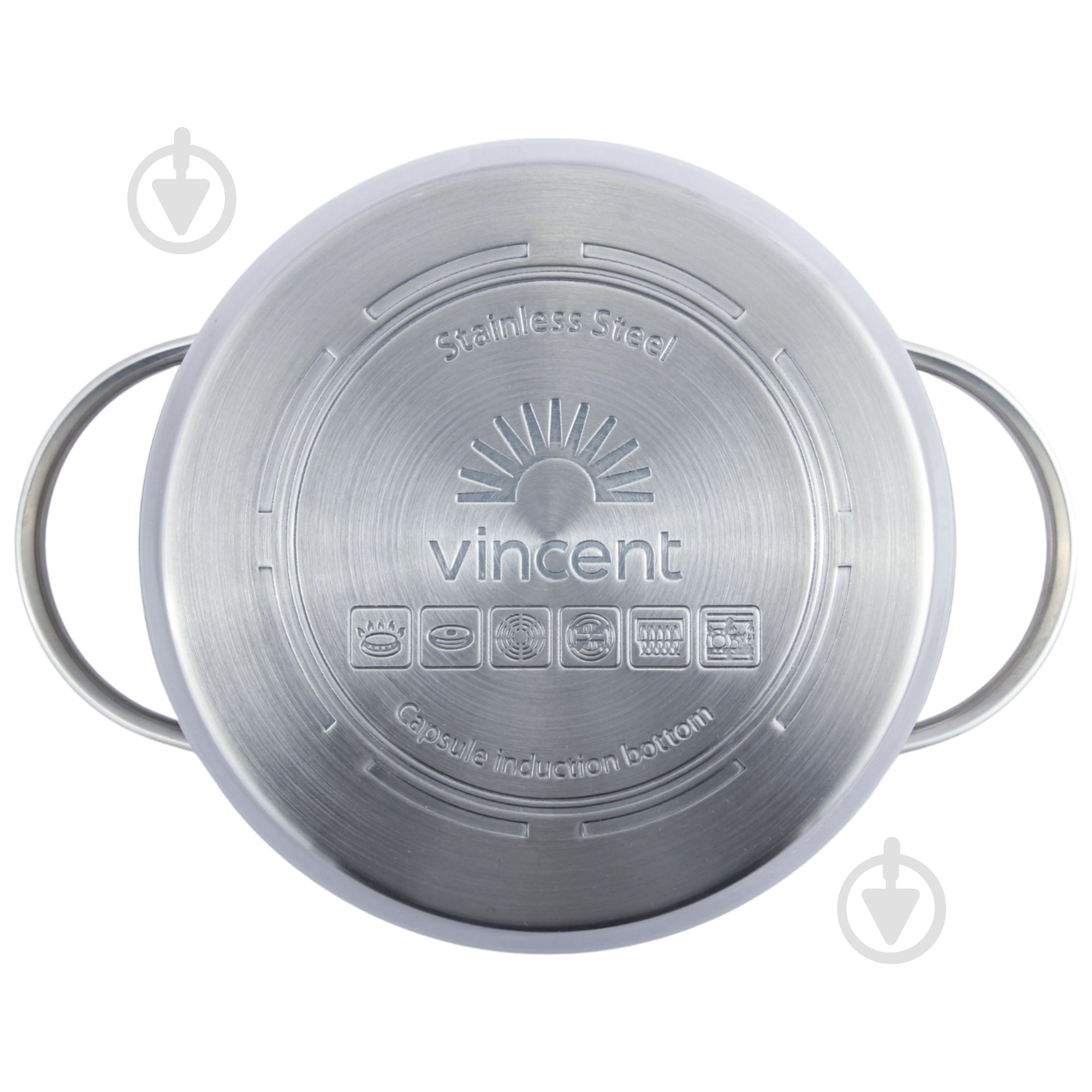 Кастрюля с крышкой Vincent 16 см 1,7 л VC-3185-16 - фото 5 Кастрюля с крышкой Vincent 16 см 1,7 л VC-3185-16 - фото 5