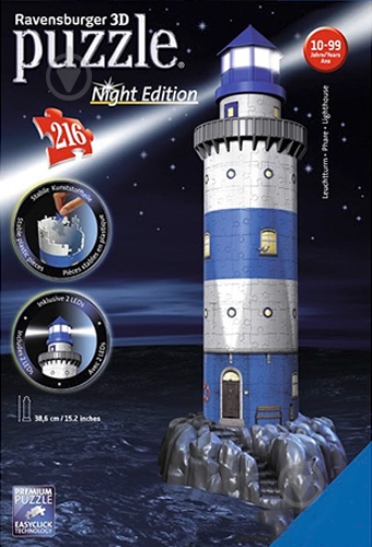 3D-пазл Ravensburger Маяк-ночник 12577 - фото 1