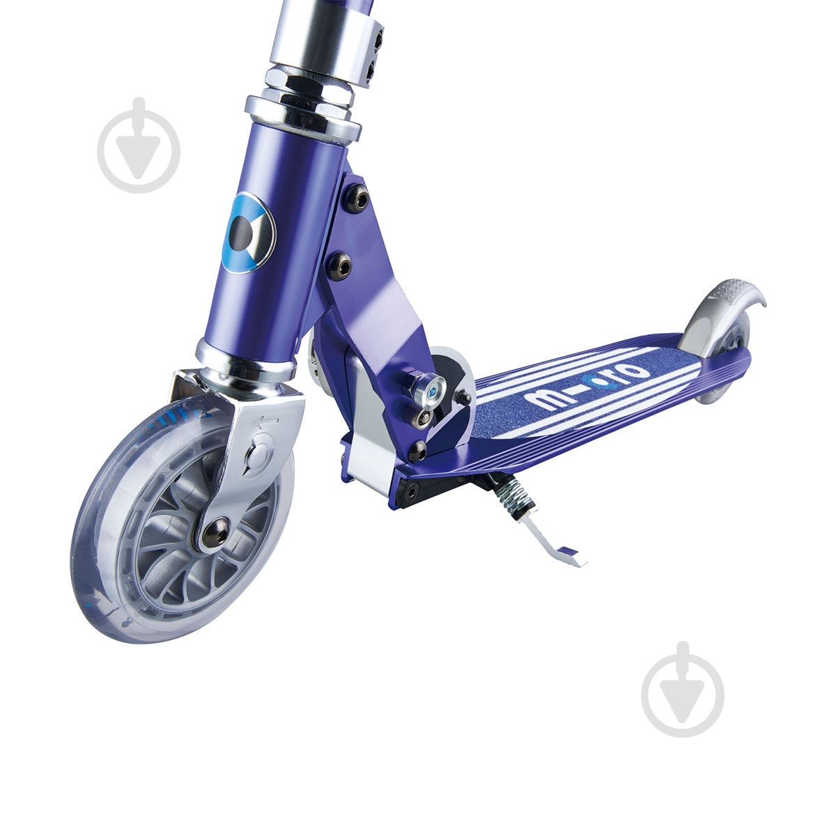 Самокат Micro детский Sprite blue stripe ультрамариновый SA0177 - фото 4