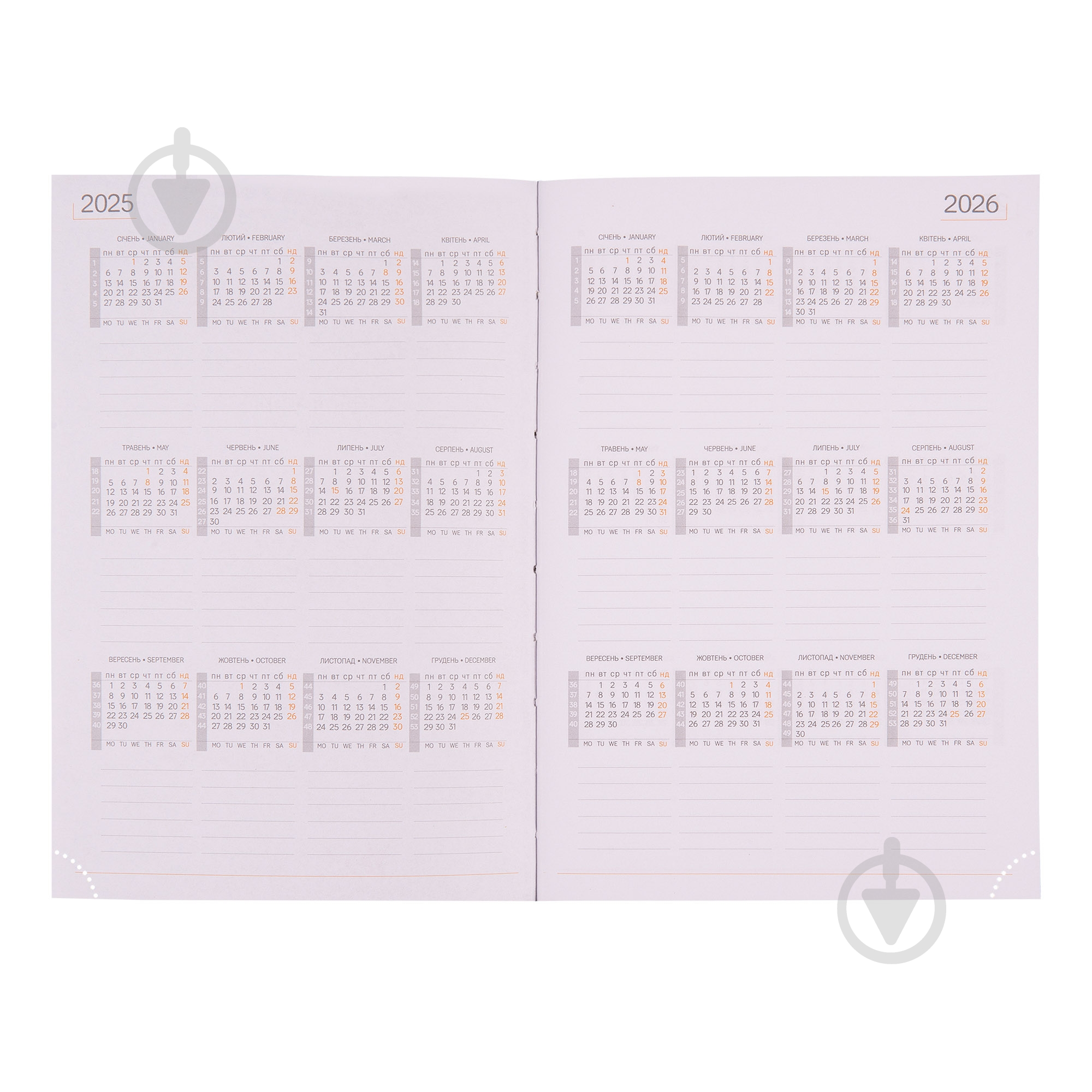 Дневник недатированный Creativo 320 стр. YES A5 2025 252619 - фото 5