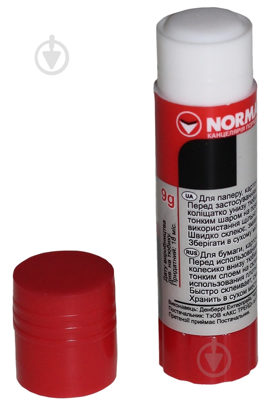 Клей-карандаш PVA основа 9 г NORMA - фото 1 Клей-карандаш PVA основа 9 г NORMA - фото 1