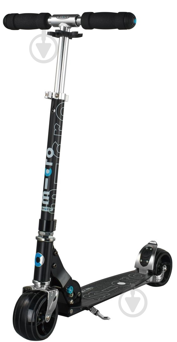 Самокат Micro Rocket black чорний SA0048 - фото 1