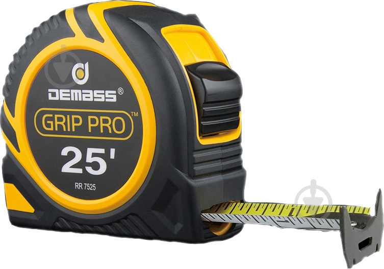 Рулетка Demass Grip Pro RR 10025 10  м x 25  мм - фото 1