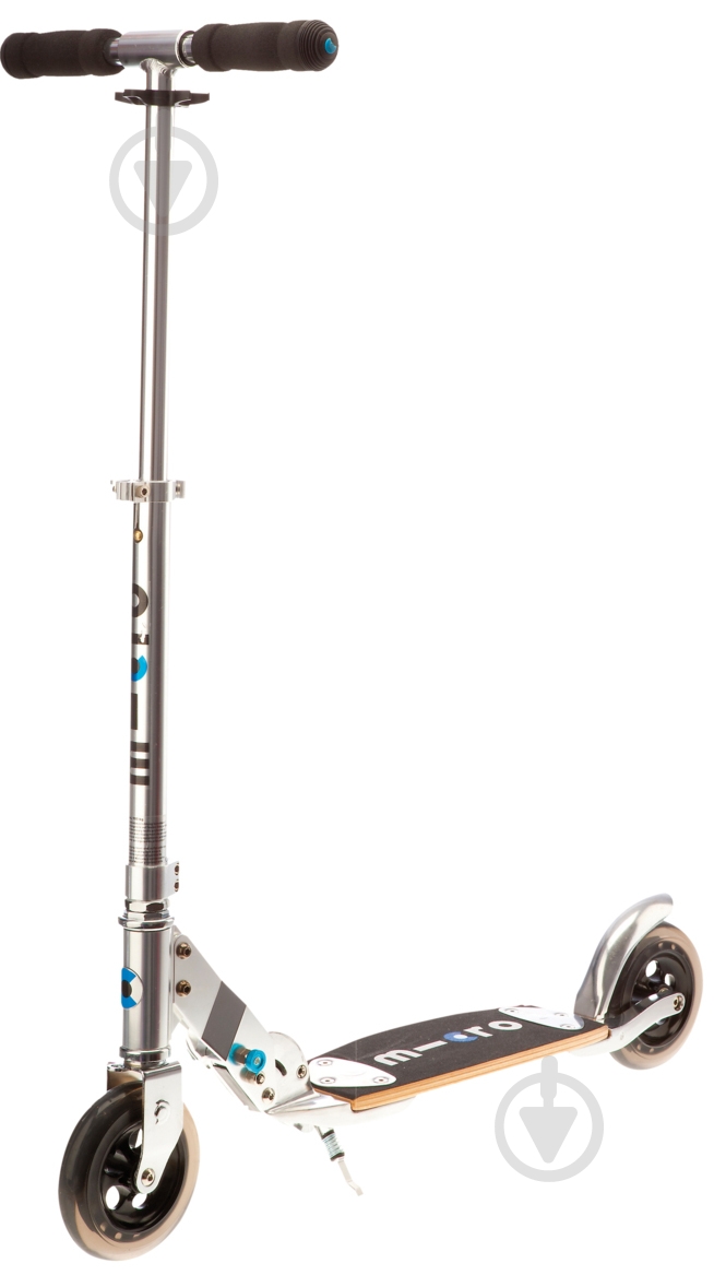 Самокат Micro Flex серый/металлик SA0010 - фото 1