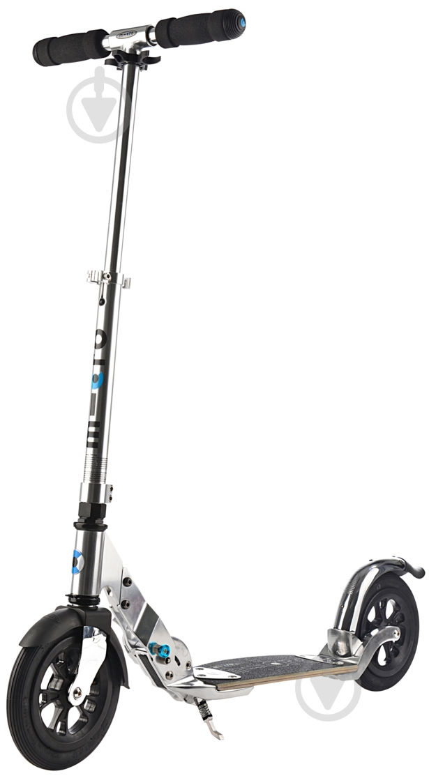 Самокат Micro Flex air 200 серый металлик SA0035 - фото 1