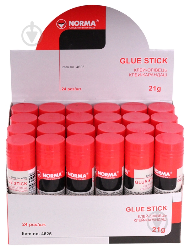 Клей-карандаш PVA основа 21 г NORMA - фото 3 Клей-карандаш PVA основа 21 г NORMA - фото 3