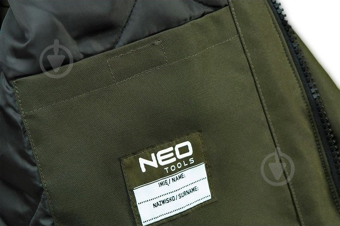 Куртка рабочая NEO tools Camo р. L 81-573 темно-зеленый - фото 7