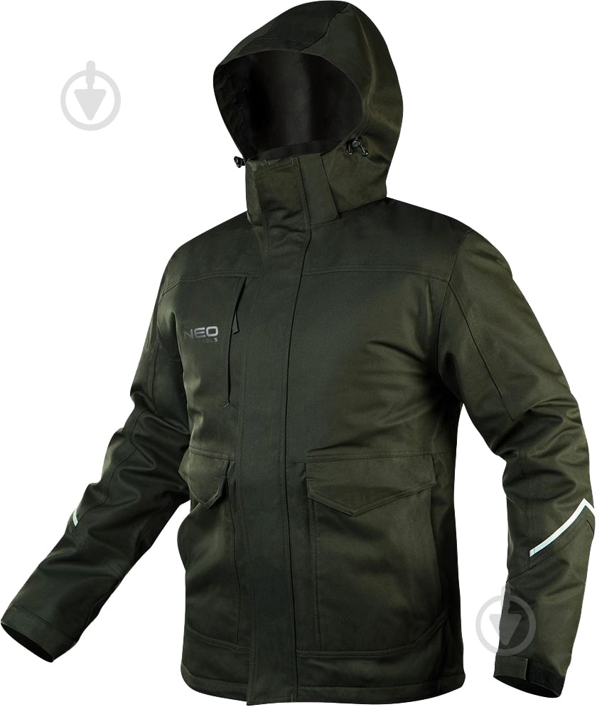 Куртка рабочая NEO tools Camo р. L 81-573 темно-зеленый - фото 1