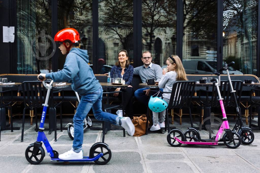 Самокат Micro Cruiser blue синий SA0168 - фото 3