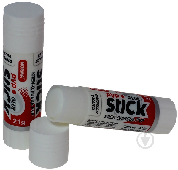 Клей-карандаш PVP основа 21 г NORMA - фото 1