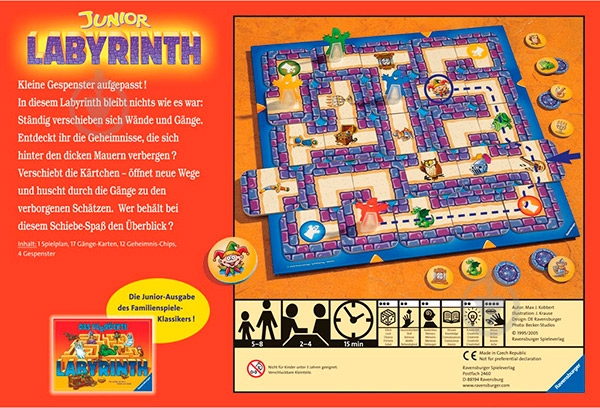 Игра настольная Ravensburger Детский лабиринт 21093 - фото 2 Игра настольная Ravensburger Детский лабиринт 21093 - фото 2