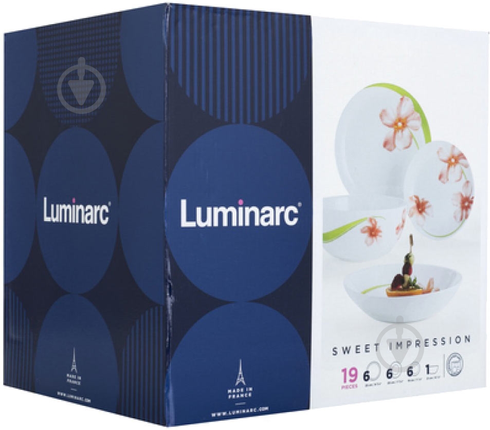 Сервиз столовый Luminarc Sweet Impression 19 предметов E4946 - фото 8 Сервиз столовый Luminarc Sweet Impression 19 предметов E4946 - фото 8