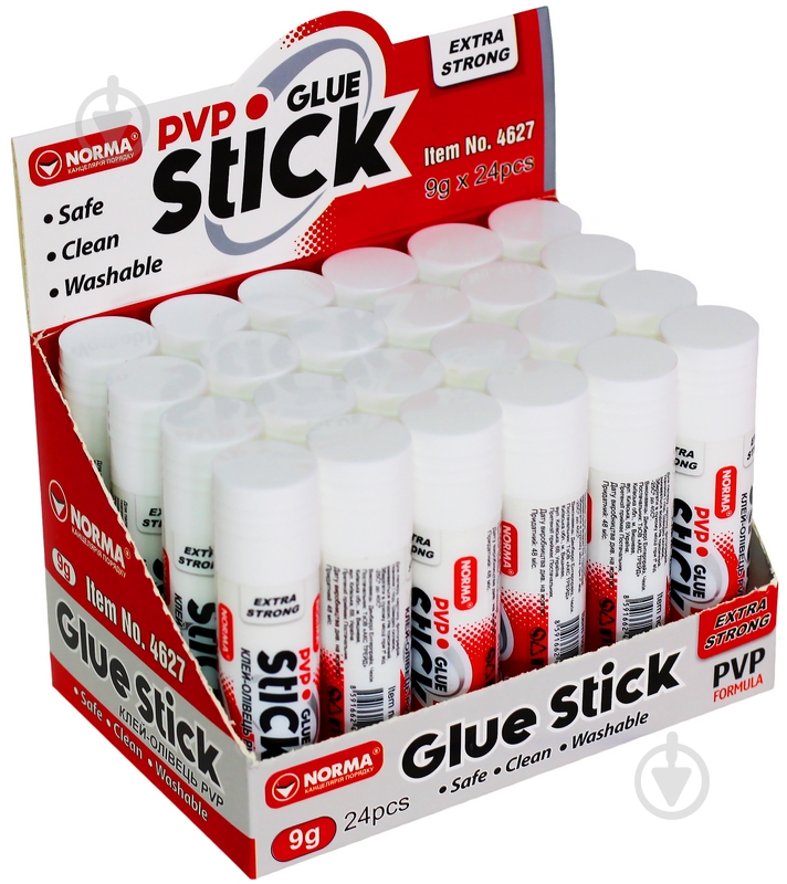 Клей-карандаш PVP основа 9 г NORMA - фото 2 Клей-карандаш PVP основа 9 г NORMA - фото 2