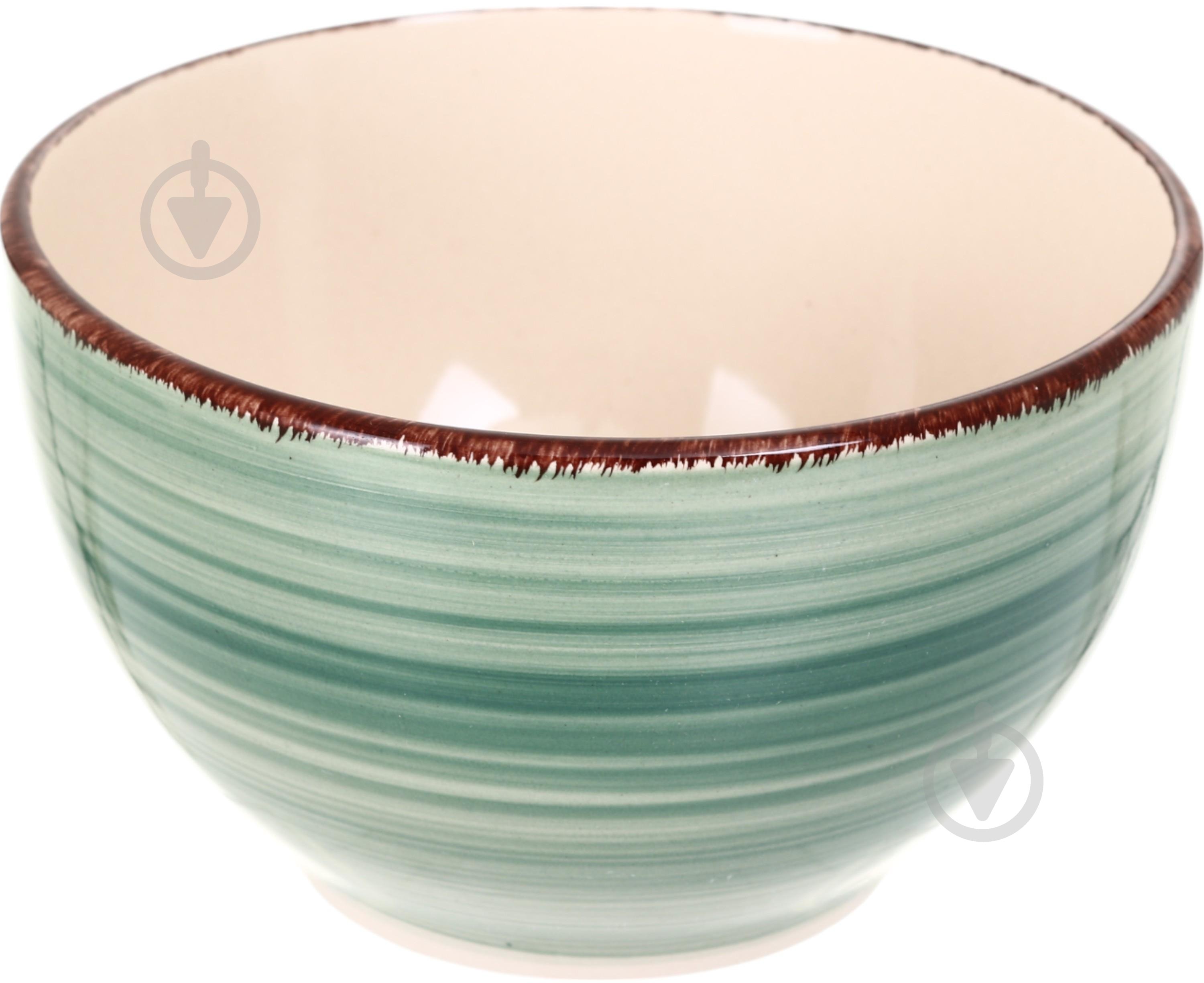 Салатник Fiora Retro Green 14 см 630 мл - фото 1