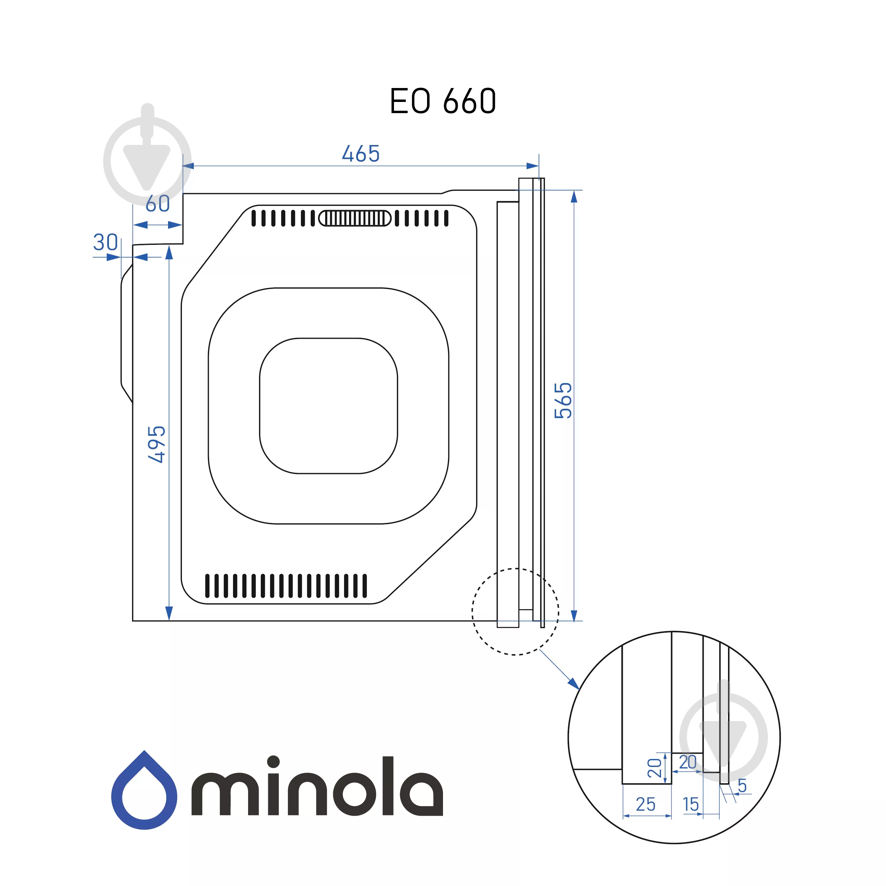 Духовой шкаф Minola EO 660 I - фото 6