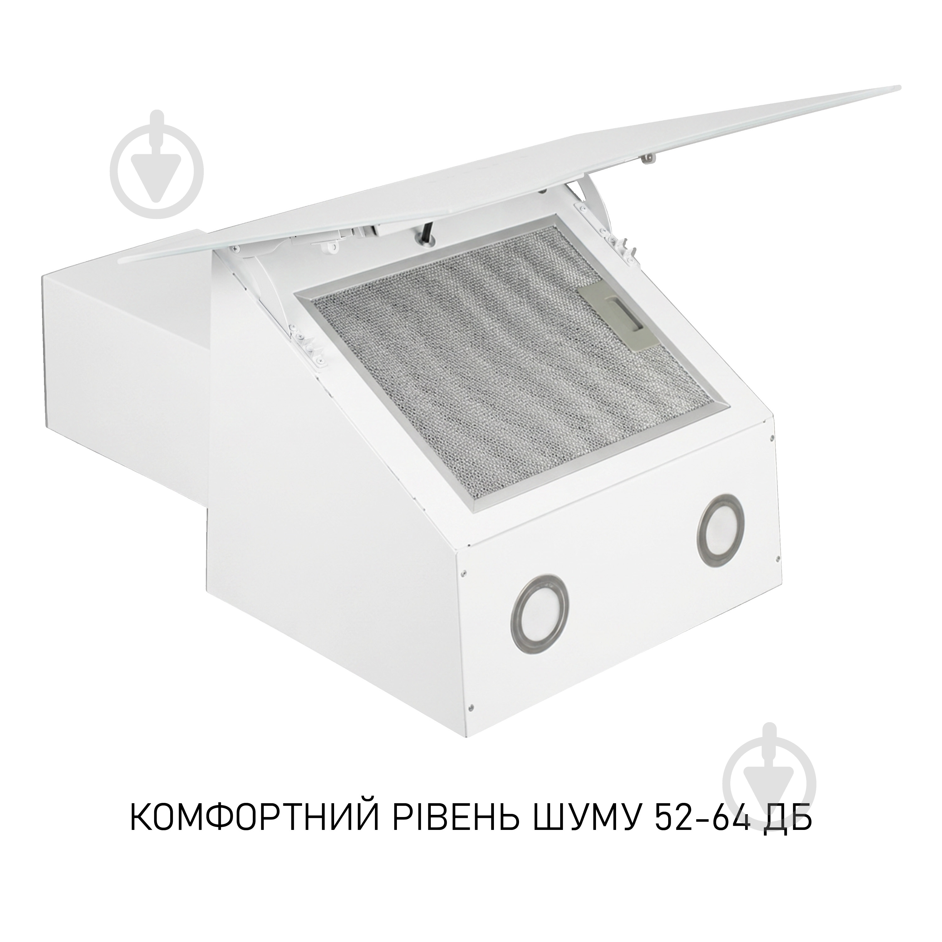 Вытяжка Minola HVS 6812 WH 1200 LED - фото 6 Вытяжка Minola HVS 6812 WH 1200 LED - фото 6