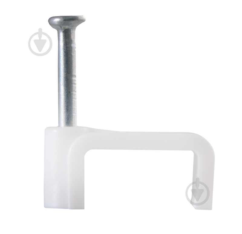 Скоба плоская АСКОУКРЕМ CHF-5 мм белый - фото 1