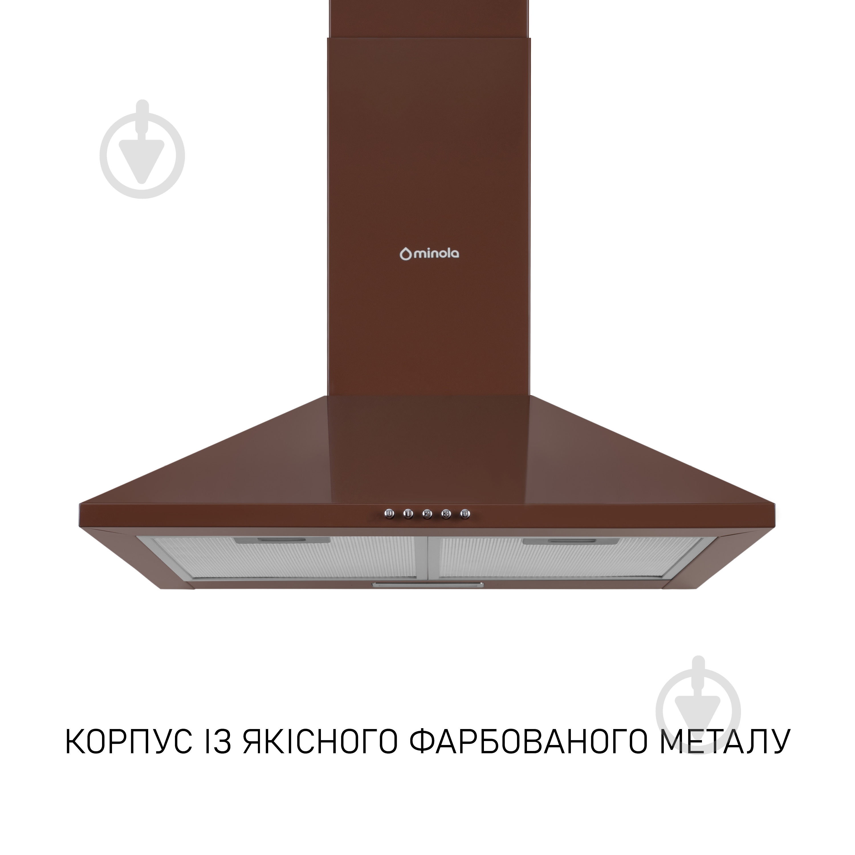 Вытяжка Minola HK 6214 BR 700 LED - фото 2