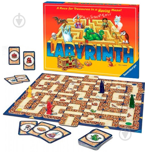 Игра настольная Ravensburger Сумасшедший лабиринт 26481 - фото 2 Игра настольная Ravensburger Сумасшедший лабиринт 26481 - фото 2