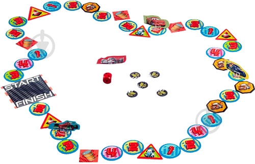 Игра настольная Ravensburger Тачки-2: чемпион гонок 22156 - фото 2