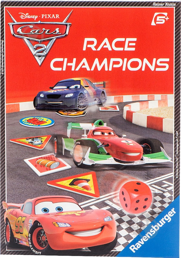 Игра настольная Ravensburger Тачки-2: чемпион гонок 22156 - фото 1