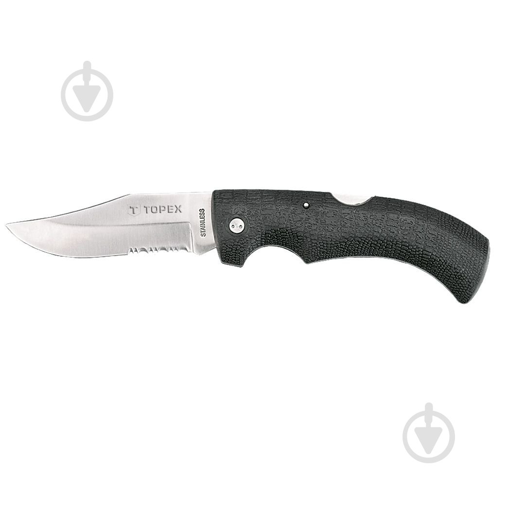 Нож складной Topex универсальный, лезвие 100 мм, 98Z101 - фото 1