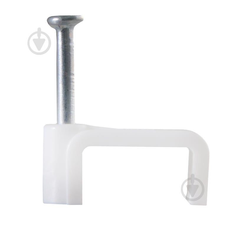 Скоба плоская АСКОУКРЕМ CHF-7 мм белый - фото 1 Скоба плоская АСКОУКРЕМ CHF-7 мм белый - фото 1