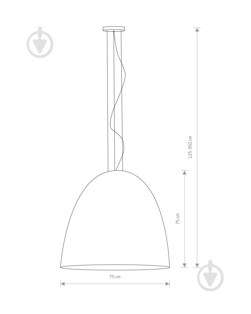 Подвес Nowodvorski 7x40 Вт E27 белый 10325 - фото 2 Подвес Nowodvorski 7x40 Вт E27 белый 10325 - фото 2