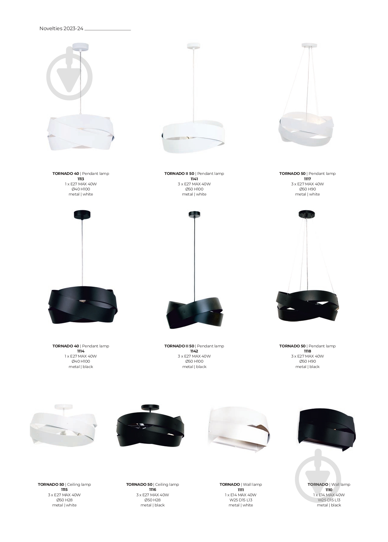 Бра Zuma Line 1x40 Вт E14 черный 1110 - фото 2