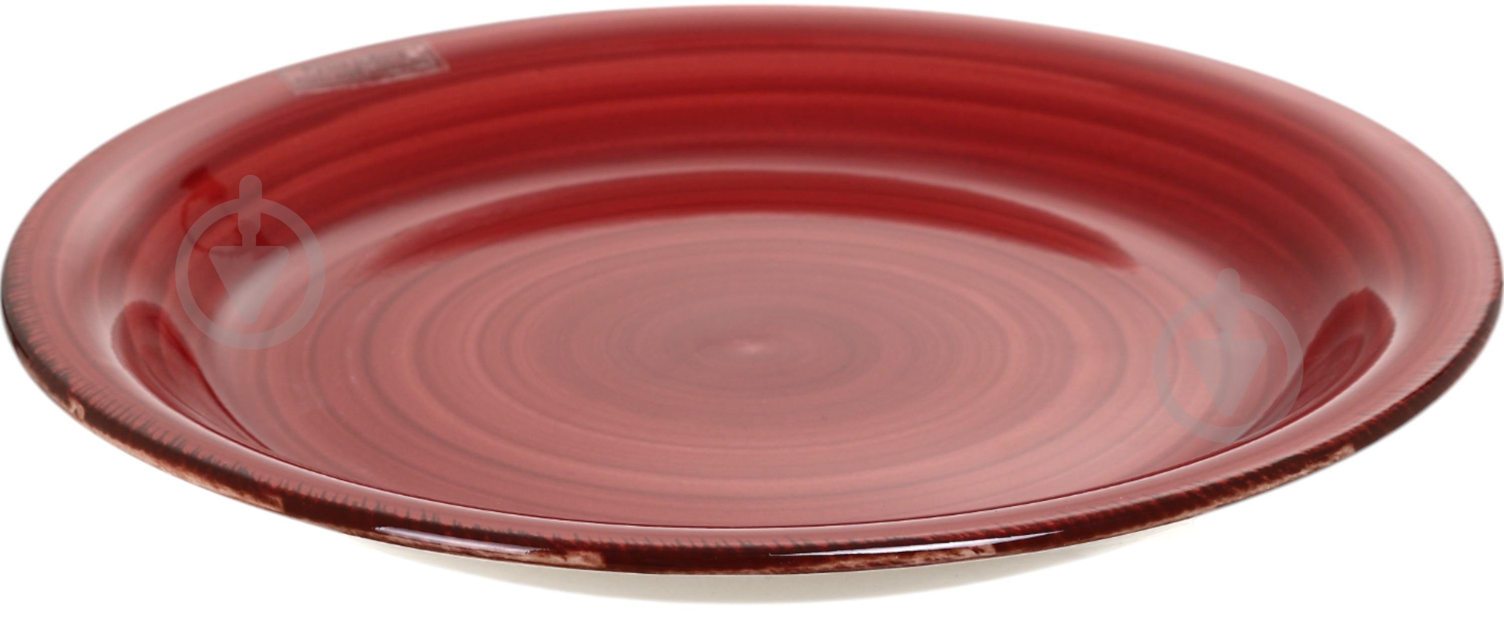 Тарілка обідня Fiora Retro Red 19 см - фото 2