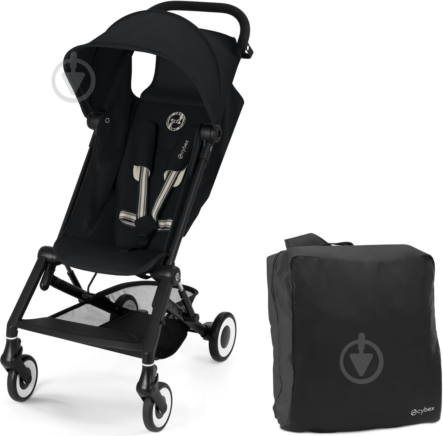 Коляска прогулочная Cybex Agis BLK Magic Black - фото 2 Коляска прогулочная Cybex Agis BLK Magic Black - фото 2