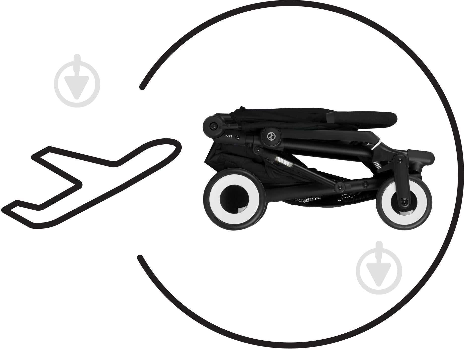 Коляска прогулочная Cybex Agis BLK Magic Black - фото 8 Коляска прогулочная Cybex Agis BLK Magic Black - фото 8
