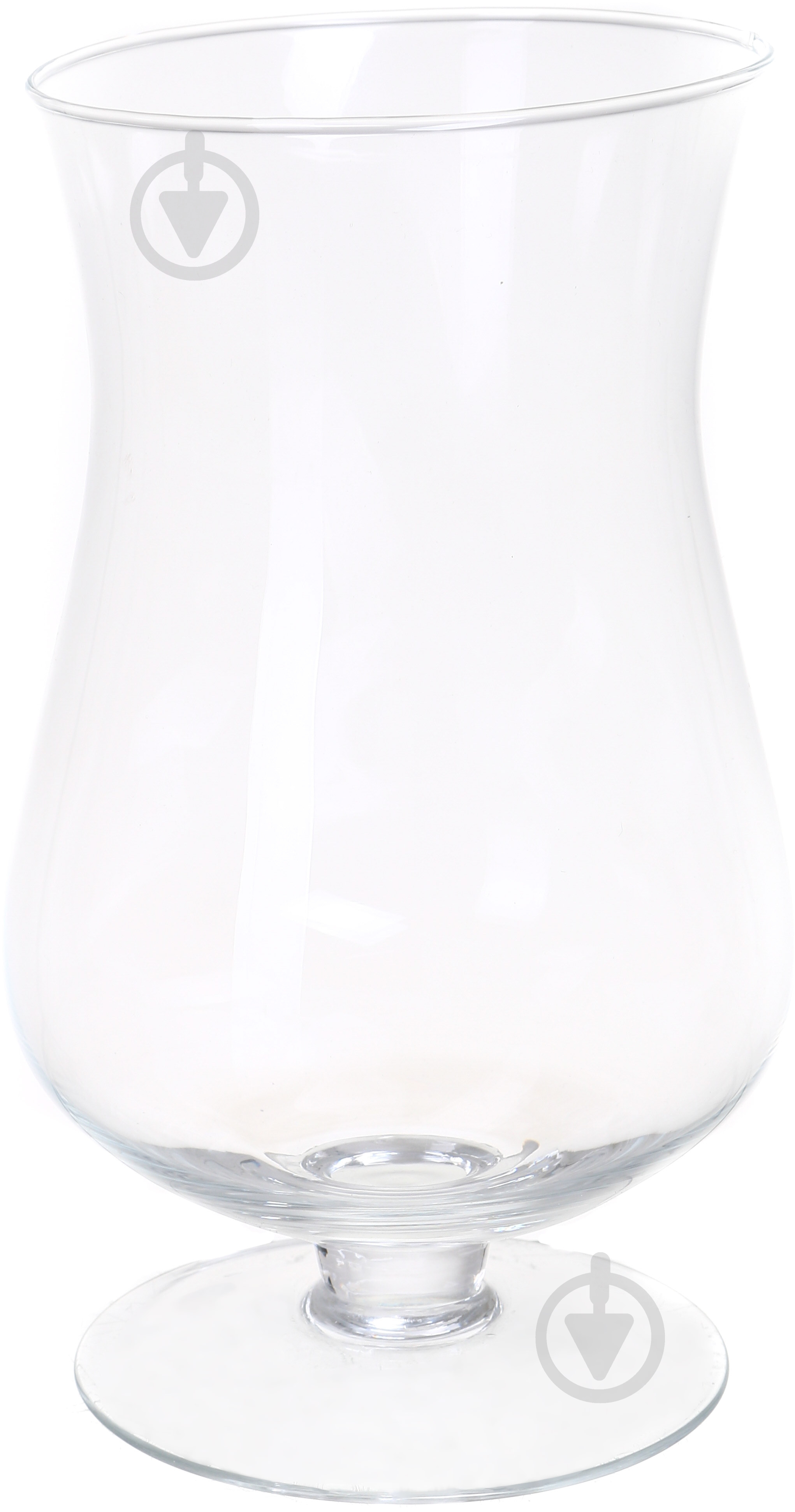 Ваза Цветок d10,2 19 см прозрачная 20161 - фото 1 Ваза Цветок d10,2 19 см прозрачная 20161 - фото 1