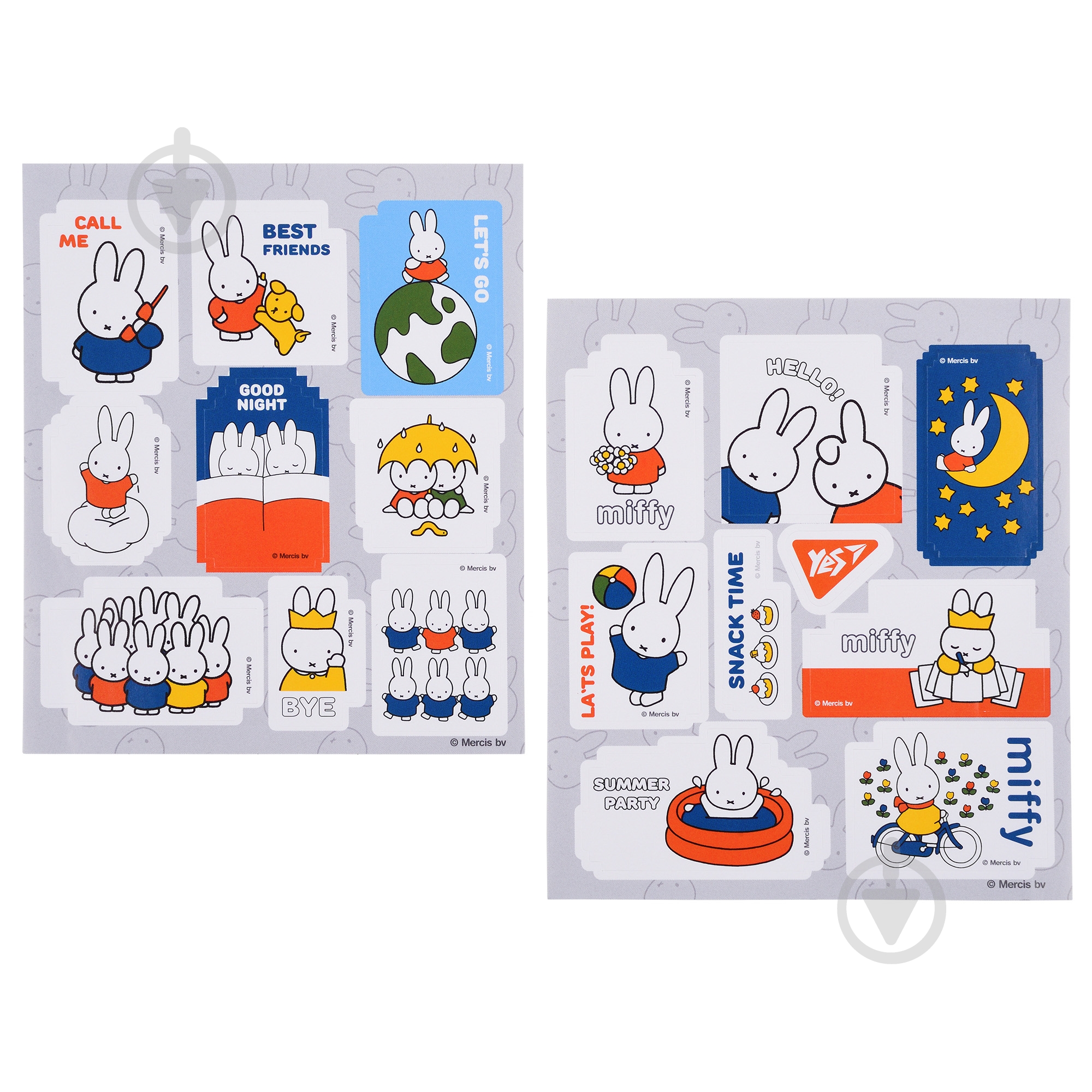 Набор наклеек YES Miffy 955373 - фото 2
