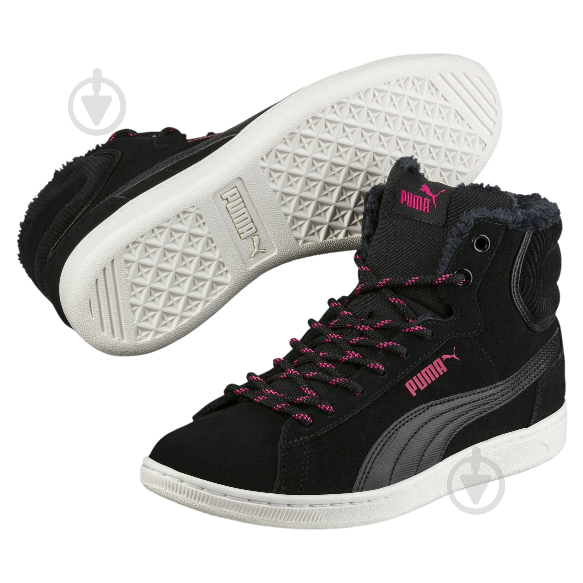 Черевики Puma Vikky Mid Corduroy 36372902 р.39 чорний - фото 1