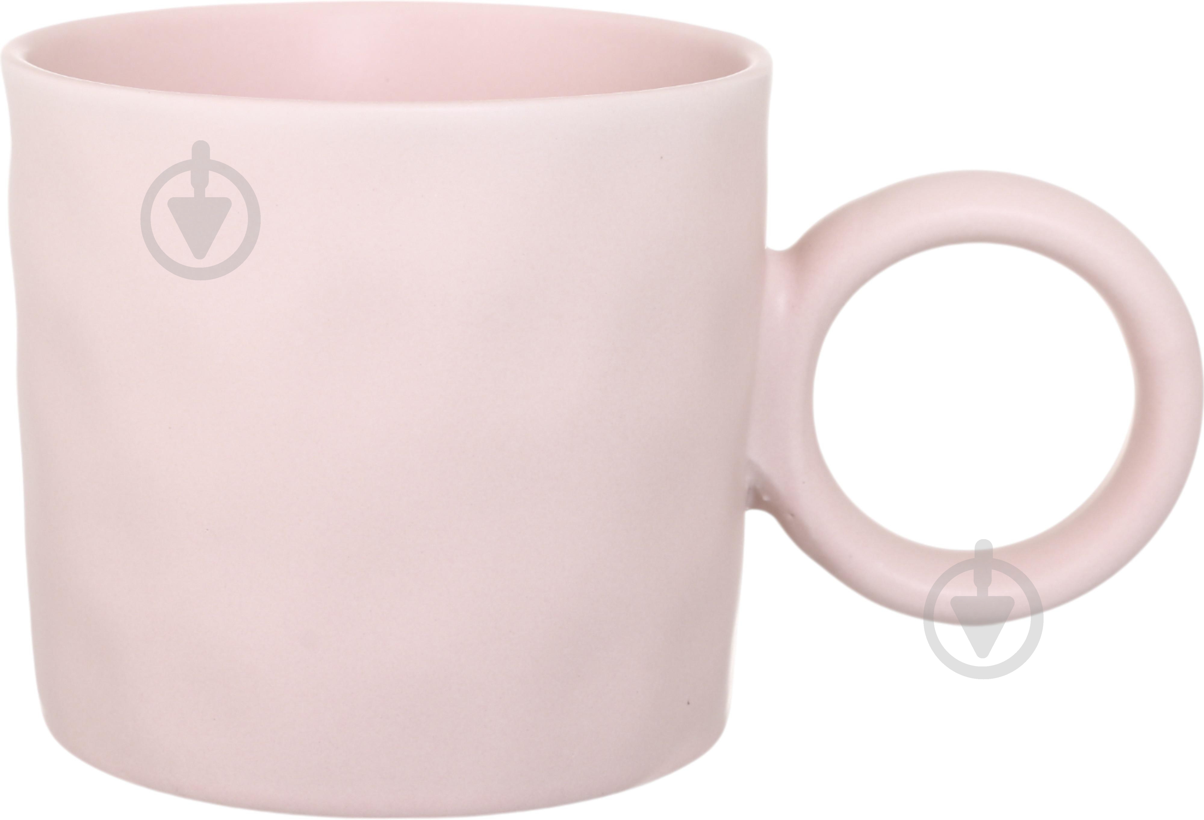 Чашка Fiora Hoop 400 мл Pink 93D-040-M - фото 1